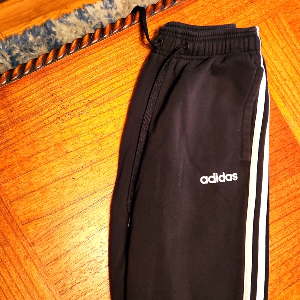 Adidas Men's 3 Stripe Sweatpants Small
